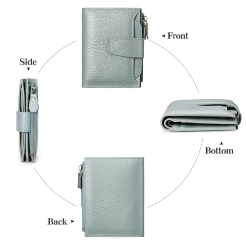 Leather Women's Purse Women's Short Multi-functional Coin Purse Driver's License Wallet3