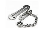VIBORG Solid SUS304 Stainless Steel 3MM Extra-Thick Casting Heavy Duty Door Chain External Front Door Restrictor Limiter Security Lock Safety Guard Chain for Wooden and UPVC Doors EK-07A