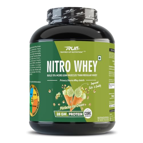 Ripped Up Nutrition- Premium Nitro Whey (Pistachio ice cream, 2kg...