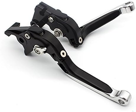 FXCNC Palancas de embrague de freno plegables extensibles para VERSYS 1000 2012-2014, ZX636R ZX6RR ZX6RR 2000-2004, ZX10R 2004-2005, ZX9R 00-03,