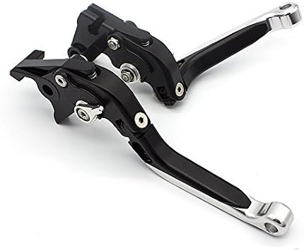 FXCNC Billet Sand Blasting Folding Exdendable Brake Clutch Levers for SPEEDMASTER/AMERICA/LT/SCRAMBLER 06-16,TIGER 1050/Sport 07-16,675 STREET TRIPLE 08-16