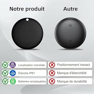 Tracker GPS Android Senza Abbonamento, Smart Tag, Funziona con Google Dov'è App, Localizzatore GPS, Trova Oggetti, Localizzatore Bluetooth per Chiavi/Bagagli/Valigie/Bambini/Portafoglio/Animale