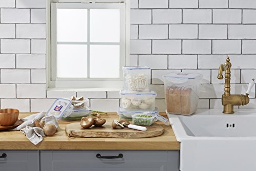 Image of (Pack of 6) Lock & Lock Airtight Rectangular Food Storage Container 15.89-oz / 1.99-Cup