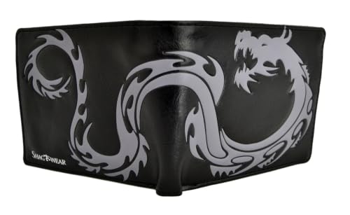 Shag Wear Dragon Billfold Wallet for Men Black