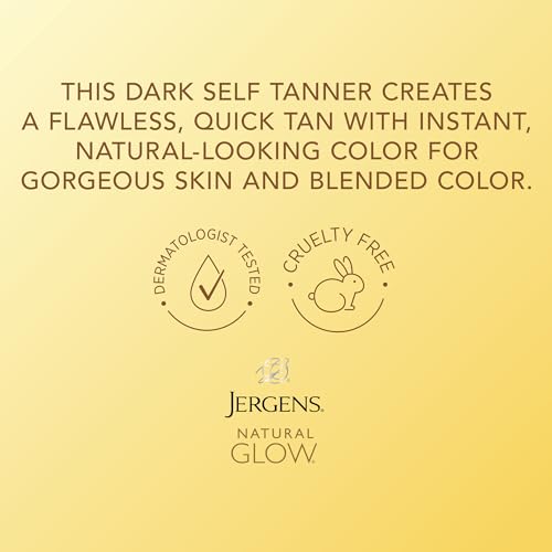 Image of Jergens Natural Glow Instant Sun Body Mousse, Ultra Deep Bronze, 6 Fl Oz (Pack of 5)