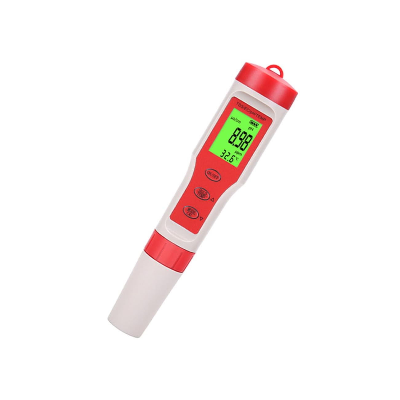 ULTECHNOVO Misuratore Ph Acqua Digitale Tester della Qualità Acqua Monitor per Ph Ec Temperatura Portatile e Facile da Usare
