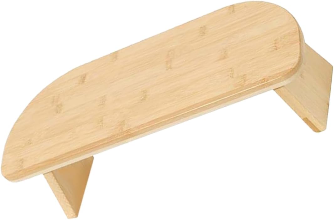 Meditation Stool Non- Zen Bench for Yoga Prayer Portable Folding Design Natural Texture for Comfortable Seating for Home Outdoor Use