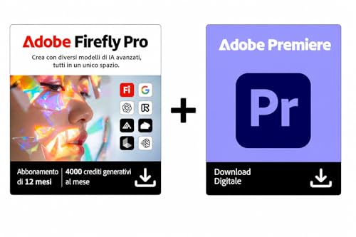 Include 4.000 crediti generativi al mese e accesso illimitato alle funzioni standard per immagini come Riempimento generativo, moodboard e molto altro.