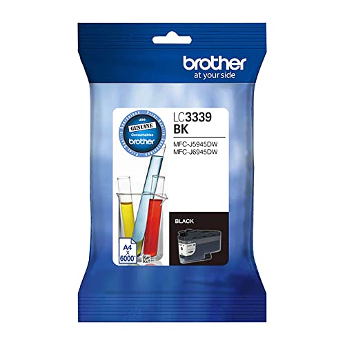Cartouche d'encre brother LC3339XLBK noir grand rendement imprimante MFC-J5945DW