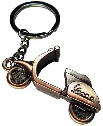 Tagnation Mahroon Vespa Premium Keychain for Car Bike Home Keys for Men and Women