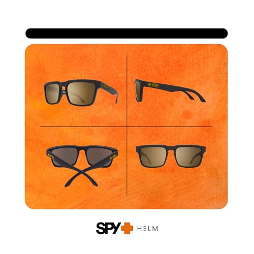 Image of Spy Helm Square Sunglasses for Men for Women +BUNDLE with ACCESSORY EYEWEAR KIT