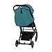 CYBEX Beezy Stroller, Lightweight Baby Stroller, Compact Fold, Compatible with All CYBEX Infant Seats, Stands for Storage, Easy to Carry, Multiple Recline Positions, Travel Stroller, River Blue