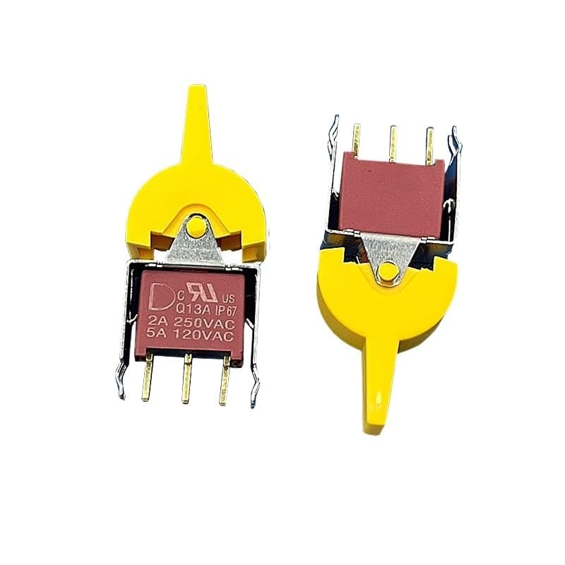 2PC Q13A IP67 3ピン 3速両面セルフリセットリバウンド ブラケットスイッチトグル付き 2A250V