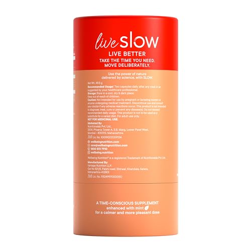 Wellbeing Nutrition Slow Liver Detox supplement with Pure Milk Thistle (80% Silymarin), Arjuna, Berberis, Detox & Digestive Enzymes| Supports Liver Health, Natural Detoxification | 60 Veg Capsules