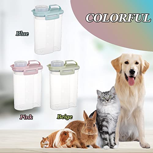 Ansee Pet Food Storage Container, Cereal Container With Airtight Design Pour Spout Measuring Swivel Cup, Bpa-Free Dry Food Dispenser For Dogs Cats Birds (Pink) #TOP6