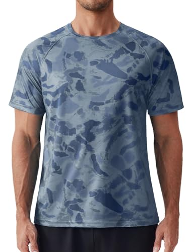 Men's Rash Guard Swim Shirt UPF 50+ Sun Protection