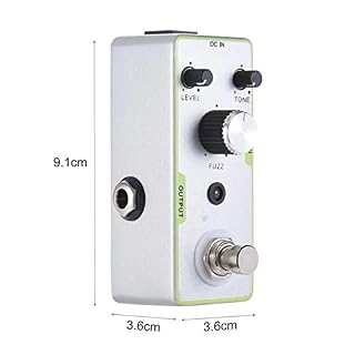 KIKIRon Effets de pédale de Guitare Fuzz Guitar Effect Pédale True Passage True Pédale d'effets pour Guitare Portable… – Image 6