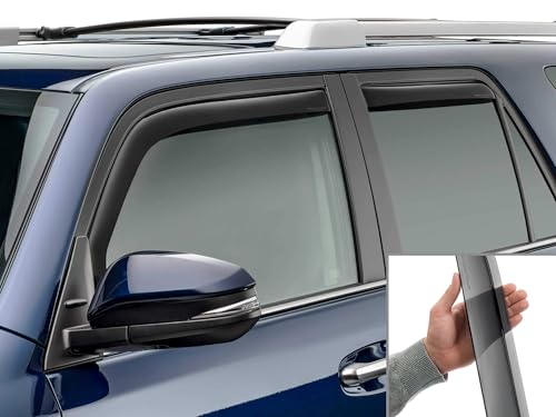 WeatherTech Custom Fit Side Window Deflectors for Toyota 4Runner (82531IM),
