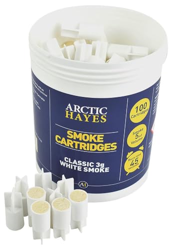 Classic 3G Smoke CARTRIDGES - White (TUB 100) | Accessories, 100 Pack Tub - 333003B