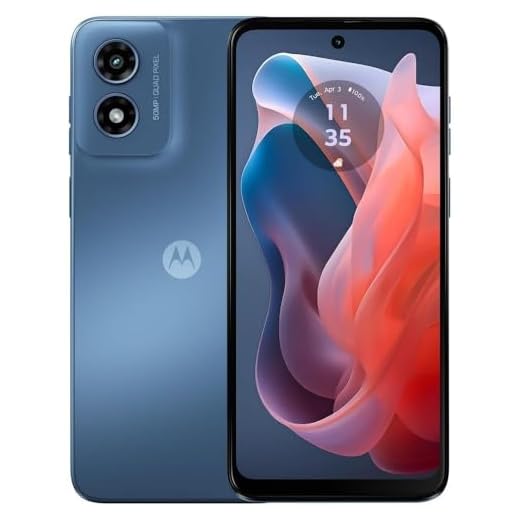 Motorola Moto G Play 2024, 64GB + 4GB RAM, Sapphire Blue - Unlocked (Renewed)
