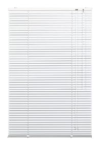 Lichtblick Aluminium Jalousie, Alu-Jalousie mit Klemmträgern und Wandmontageclips für Fenster und Türen Weiß, 160 cm L x 90 cm B