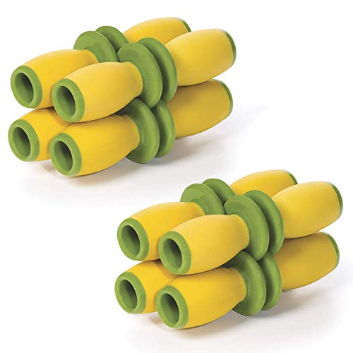 OXO Good Grips Interlocking Corn Holders YellowGreen - Set of 16 Corn Cob Holders