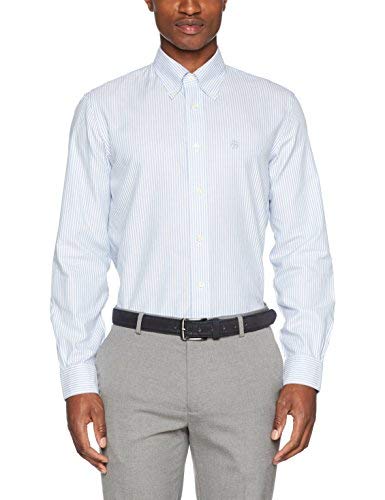 Brooks Brothers 100096139 Camicia, Blu