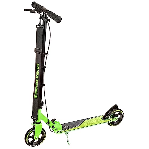 Raven - Scooter Niños - Scooter Ciudad Niños - Patinete Epic - Patinete Plegable Ajustable en Altura con Freno de Mano - Kickscooter - Lima - Tamaño de Rueda 145mm