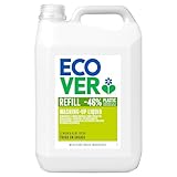 Ecover Lavavajillas líquido, fragancia Lemon/Aloe, formato rellenable de 5 L
