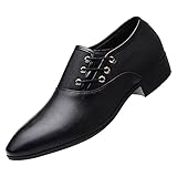 Business Schuhe Anzugschuhe Herren Lederschuhe Business Oxford Derby Schuhe Hochzeits Klassischer Schnürschuh Männer Brogues Hochzeitsschuhe Schnürhalbschuhe Klassischer Business Schnürschuh