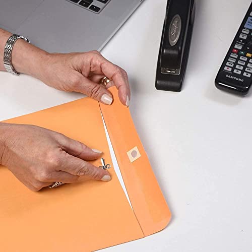 10 X 15 - Clasp Envelopes, Heavy-Duty Brown, Clasp Closure & Gummed Seal, 28Lb Heavyweight, Envelopes For Home, Office, Business, And School, 10" X 15" - 10 Envelopes Per Pack #TOP2