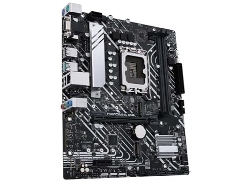 Placa Madre Fit For ASUS Prime H610M-A D4 Compatible con procesadores de 12.ª generación, DDR4, 64 GB, PCIe 4.0, Doble zócalo M.2, Intel H610, Formato ATX for PC Escritorio