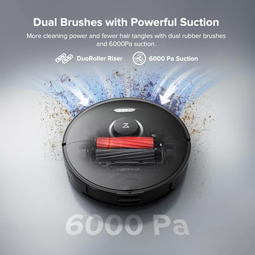 Image of roborock S8 Pro Ultra Robot Vacuum and Mop, Auto-Drying, Self-Washing, Liftable Dual Brush & Sonic Mop, 6000Pa Suction, Self-Refilling, Self-Emptying, Obstacle Avoidance, Black (Renewed)