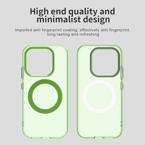 Image of for Xiaomi 17 Case Magnetic Case Anti Drop Hybrid Phone Back Cover - Green