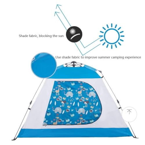 Carpa impermeable para camping 3-4 personas fácil de montar miniatura 3