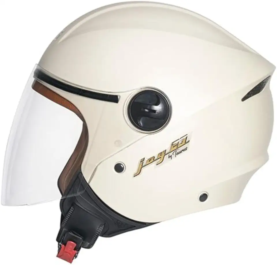 San Marino Capacete Aberto Joy 23 By Taurus Bege Couro Adulto Unissex - Motociclismo