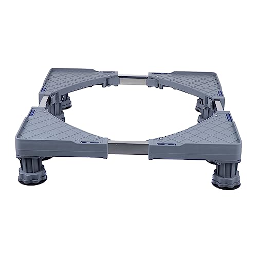 iplusmile Support Réfrigérateur Réglable Inoxydable Ajustables Base Multi Usage pour Machine à Laver et Congélateur