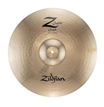 Designed for the hardest hitting drummers playing live music Bright, with explosively loud crash and cut Slightly lighter in weight compared to original Z Custom crashes Brilliant finish with original star pattern hammering