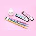 Molang Sharpener Sharp 3pcs & Lead Set 2.0mm - Kawaii Korean Stationery, Pencil Sharpener & Refill Lead Kit, School & Office Supplies, Perfect for Artists, Writers, Students