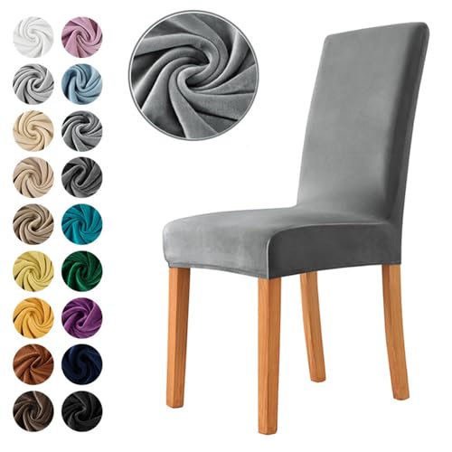 Housse de chaise en velours ultra-doux de qualité supérieure