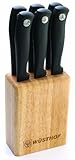Wusthof Silverpoint II 6-Piece Steak-Knife Set with Block