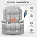 YONISEE Lift Chair Recliners for Elderly, Recliner Chair with Massage & Heat, Extended Footrest, Living Room Chair Armchair Lounge Oversized Sofa with Type C USB Port, 2 Drink Holders & 4 Side Pockets