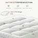 DUMOS King Size Ultra Soft Mattress Topper, Viscose Derived from Bamboo, Thick Pillow Top Mattress Pad with Deep Pockets, Soft Topper for Back Pain Relief, Breathable Cooling Material for Hot Sleepers