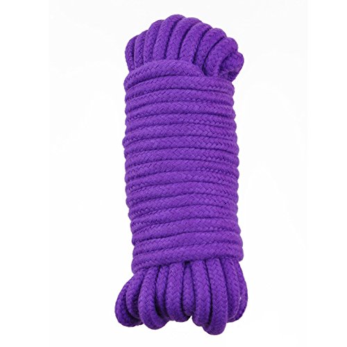 BONDAGERIE® Còrdà singola Viola in cotone 10 Metri (1 Corda, Viola)