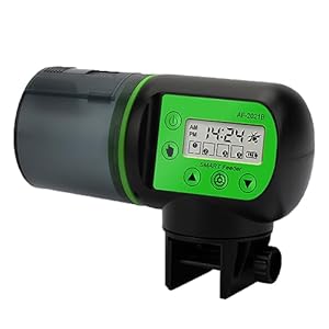 Automatic Fish Feeder with 4 Time Settings for Aquariums – Perfect for Vacations, Holidays & Weekends