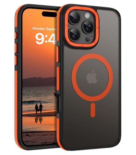 Coque iPhone 16 Pro Max MagSafe VENINGO transparente mate antichoc