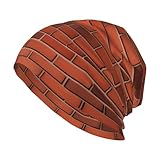 Polyvalent pour tous : ce bonnet tricoté pour adulte à texture de mur de briques rouges s'adapte confortablement à la plupart des tailles de tête, ce qui en fait un choix parfait pour les hommes et les femmes. Conçu avec une taille flexible (longueur : 28 cm, largeur : 26,8 cm).