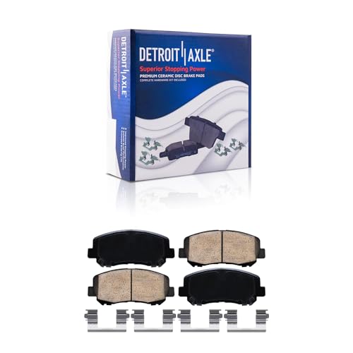 Image of Detroit Axle - 12.99 inch Front Disc Brake Rotors + Ceramic Pads