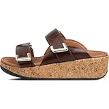 FITFLOP Sandals Fitflop Damen Remi Adjustable Slides Schiebe-Sandalen, Braun (Schokobraun), 40 EU