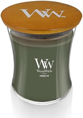 WoodWick Fraser Fir Medium Hourglass Candle,10 Oz - Thumbnail 2